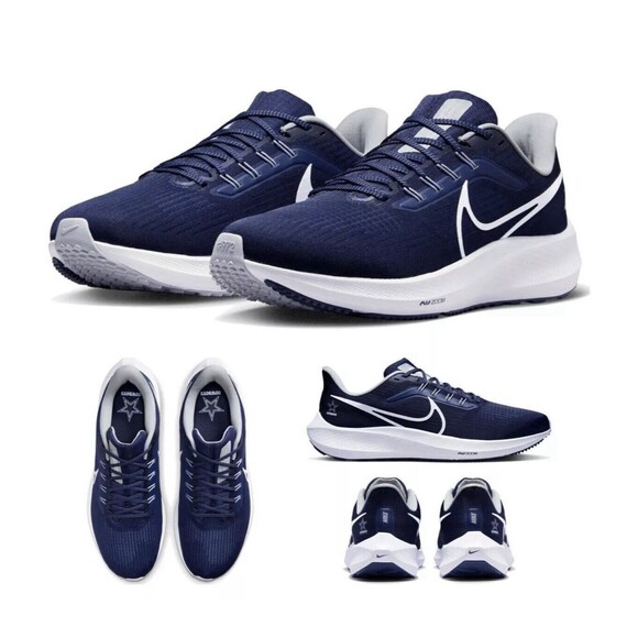 Nike Air Zoom Pegasus 39 Dallas Cowboys Mens 9 Navy Blue White DR2040-400 NFL main image 7